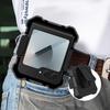 Guscio con Clip Posteriore ZFlip 6+Pellicola Pelle Skin Custodia per Telefono per Samsung Galaxy Z Flip 6 5G Staffa Rotante Copertura Protettiva Anti-caduta