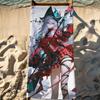 Spiel Arknights Skadi Handtuch Sport Schnelltrocknend Reise Campingausrüstung Sanddicht Weich Leicht Großes Strandtuch