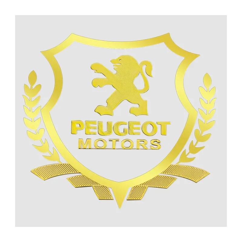 Odznaka Samochodowa Boczna Karoserii Metalowa Emblemat 3D Kłosy Naklejka Auto Akcesoria Zewnętrzne Do Peugeot 3008 5008 208 407 406 307