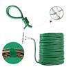 5/8/10m Reusable Plant Support Tie, Steel Wire Rubber Coated, Sturdy Flexible Garden Supplies, for Gardening Flower Stems