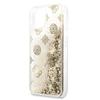 Guess Guhcp13Slgpego Iphone 13 Mini 5,4Złoty/Gold Hardcase Peony Liquid Glitter