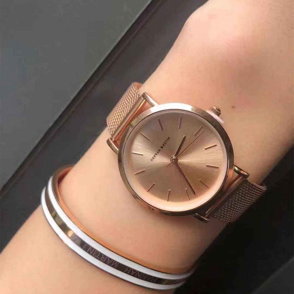 Hodinky Hannah Martin Stylové klasické jednoduché hodinky Business Quartz dámské dámské