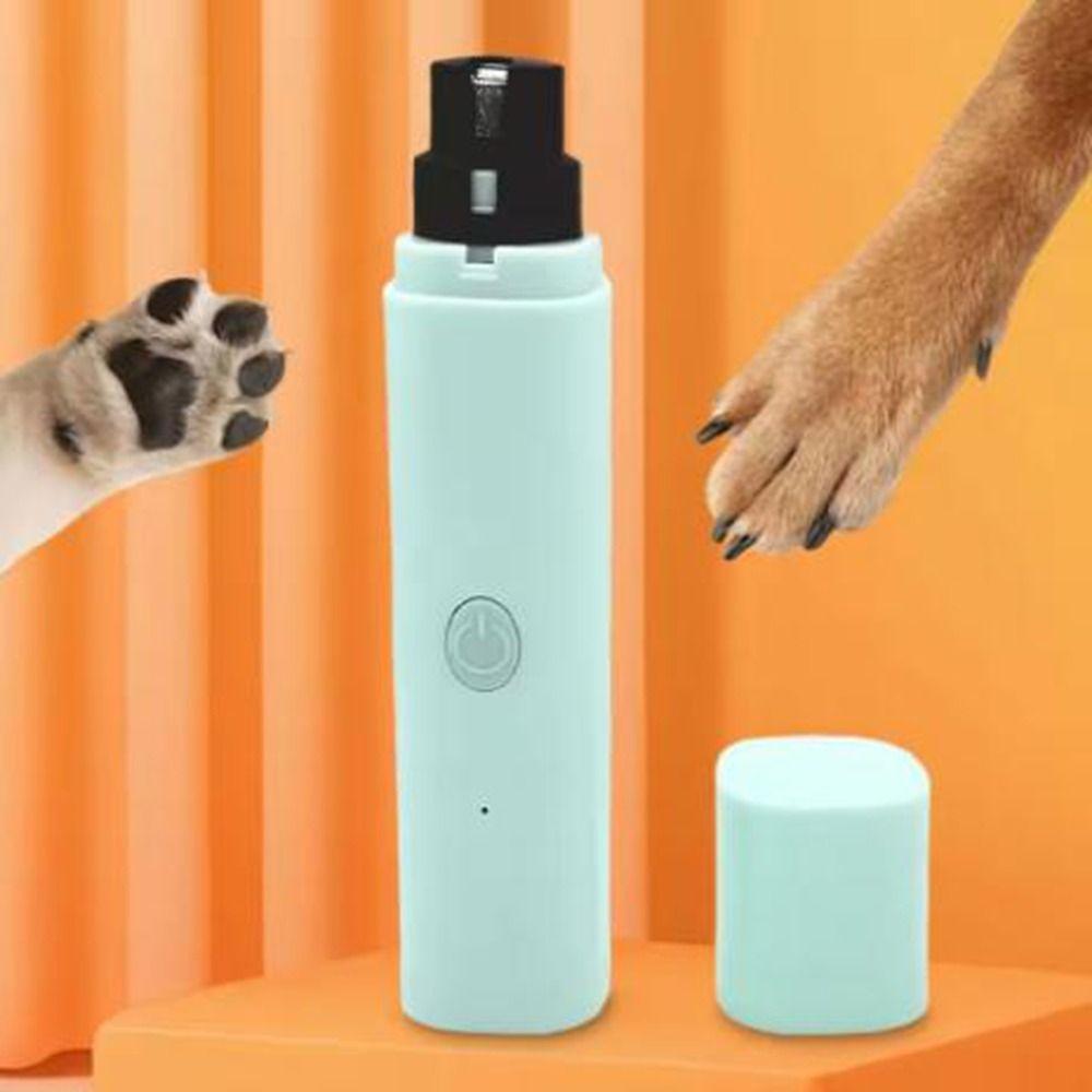 USB Charging Pet Nail Clipper 3 Colors Pet Nail Trimmer Cat Grooming Clipper  For Cats Dogs