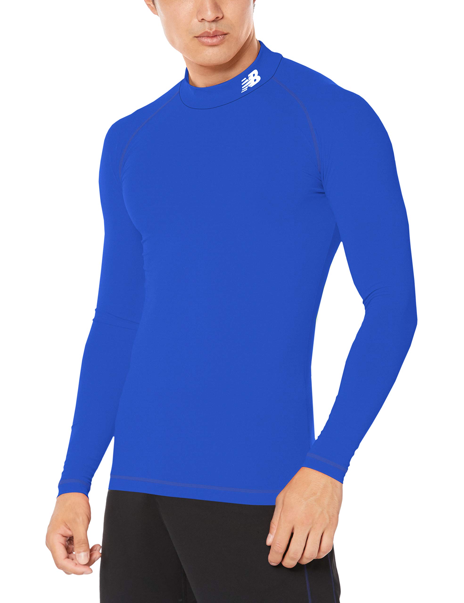 

New Balance 8535 Long Sleeve Stretch Inner RYB Japan Size XL to Japanese size Shirt, Men s, (Royal Blue), (equivalent XL)