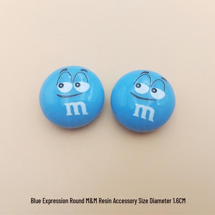 Cartoon Rainbow M&M's Resin Jewelry and Phone Case DIY Accessories