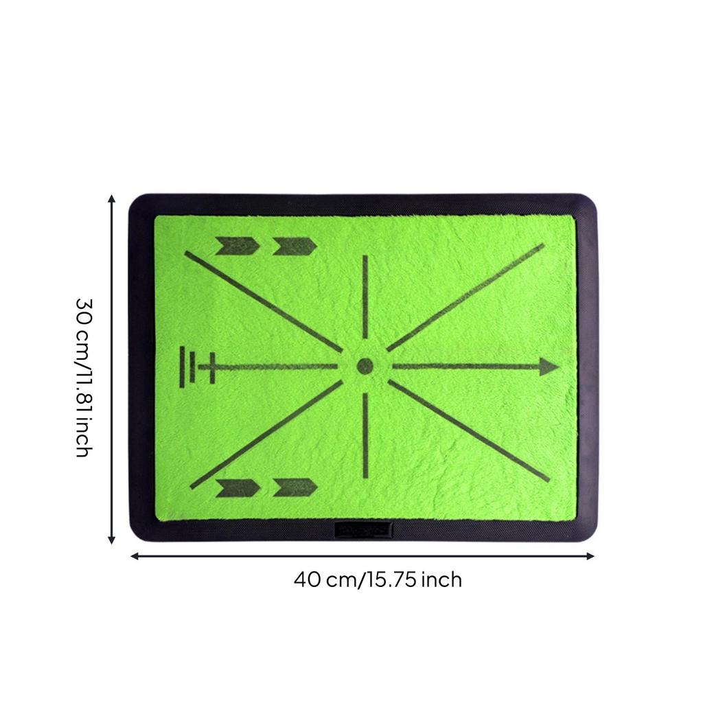 Golf Swing Practice Mat Visual indoor/outdoor for Golfers, Beginners, Home,