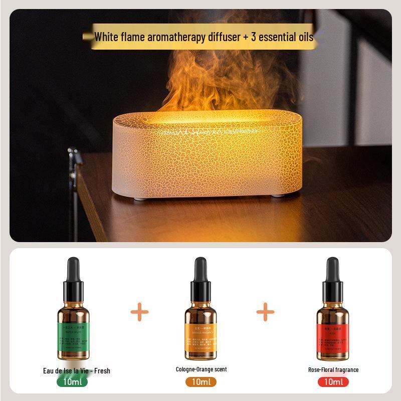 2025 Colorful Flame Aroma Diffuser USB Desktop Light & Humidifier