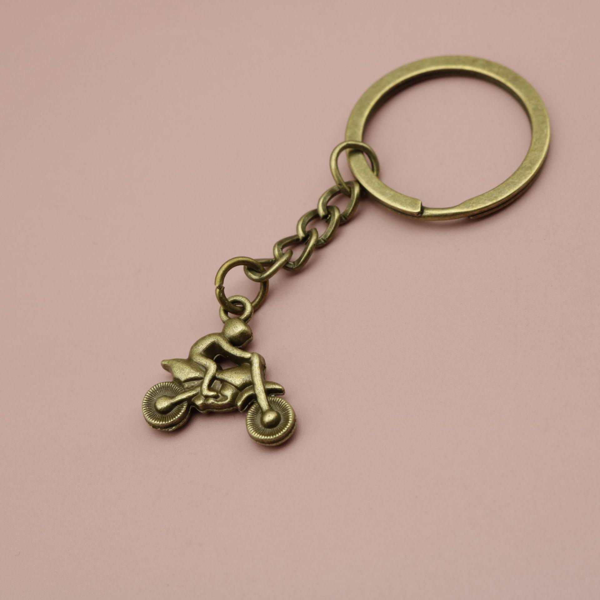 XHIN Double-Sided Motorcycle Racer Keychain Pendant