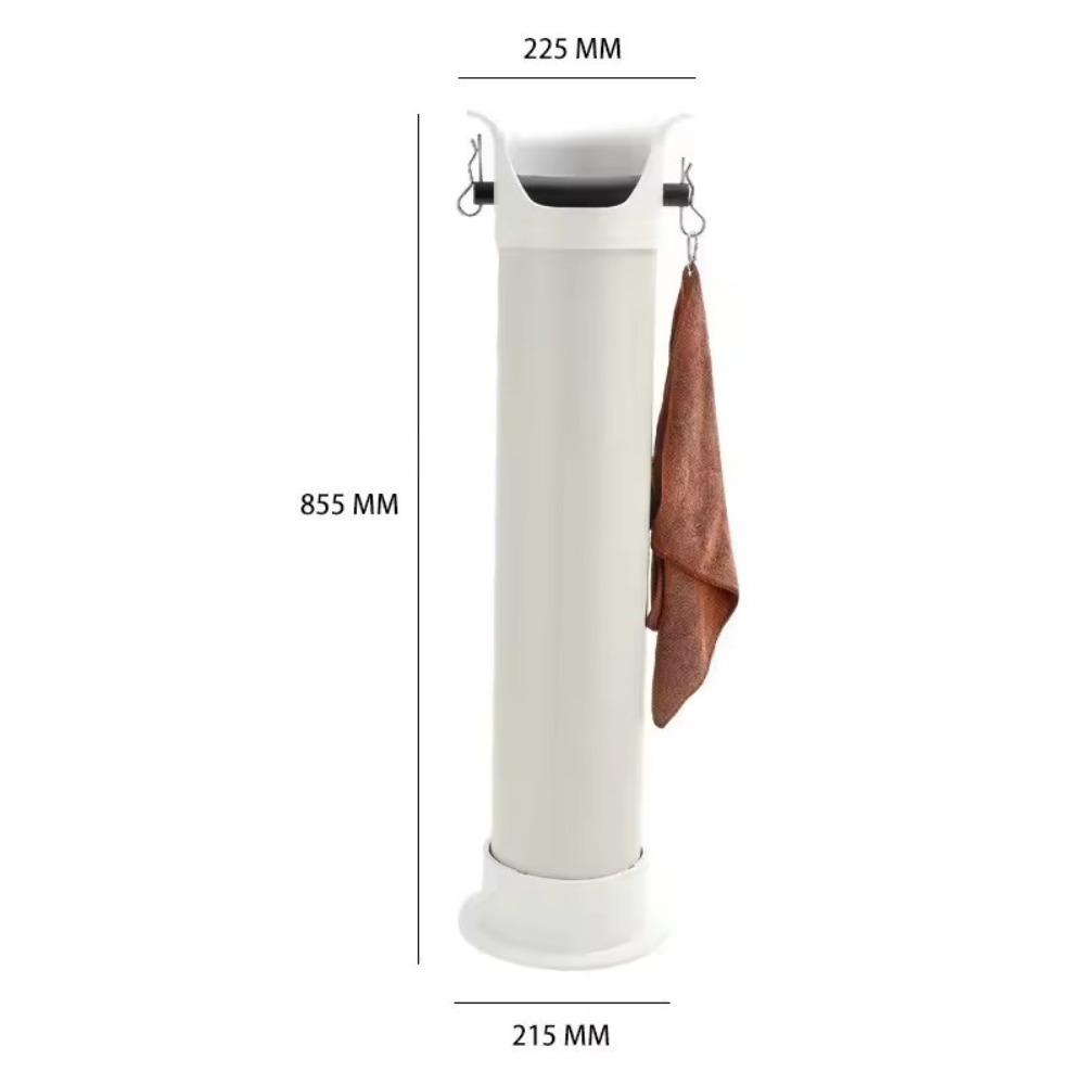 

Кавова станція з великою місткістю, вертикальний знімний відерце для кавової гущі, знімна кришка, легко чистити білий