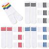 Frühling/Sommer Schulmädchen Drei-Streifen Socken Jungen Tag Fußball Überknie Socken Kleid College Auftritt Socken Streifen