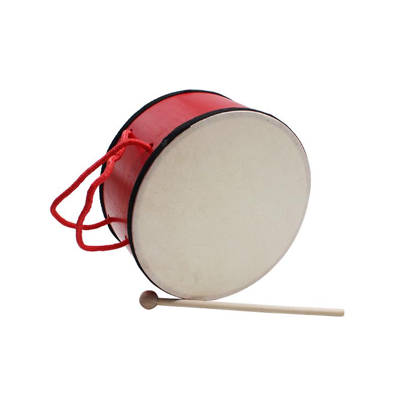 Children s Double-Sided Handheld Orff Percussion Drum for Dance and Early Education