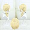 European American Magical Girl Small Round Beautiful Cosplay Wig Light Yellow Curly Hair Simulation Big Scalp Anime
