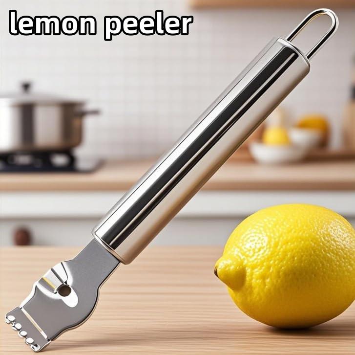 Stainless Steel Lemon Zester Peeler Citrus Grater Orange Opener Fruit Peeling Tool Kitchen Gadget