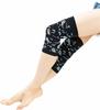 Rakusaku Knee Support Black Paisley both left and right (for knees)