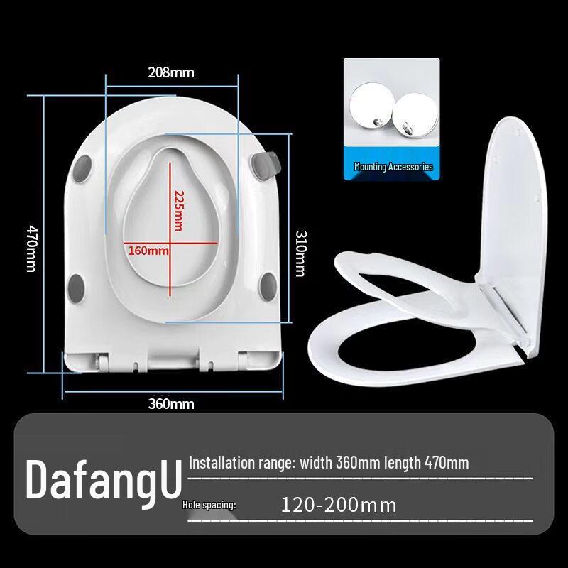 TLXT Parent-Child Soft-Close Toilet Seat Cover