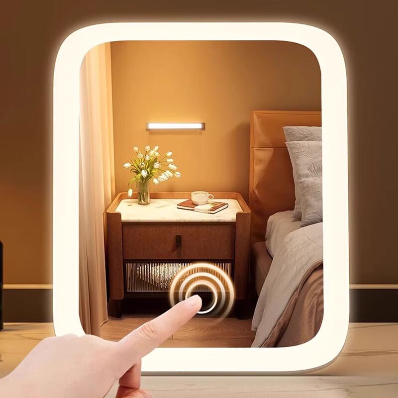 SPACEXPERT LED Lighted Foldable Portable Makeup Mirror