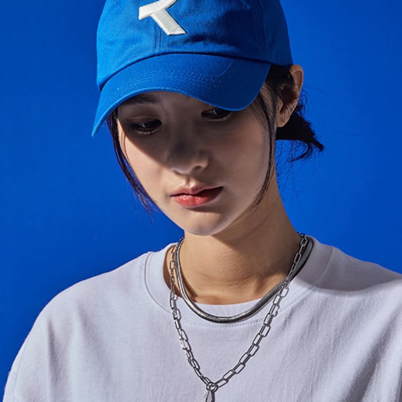 RIGOON STUDIO Logo Play R Ball Cap (Blue)