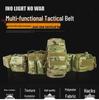 Multifunctional Tactical Molle Waist Belt - Padded Nylon for Outdoor Combat Training