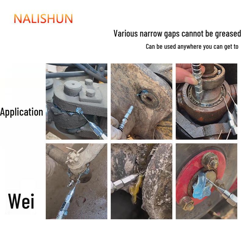 Needle-Type Detachable Ultra-Fine Oil & Grease Nozzle Gun Tip