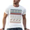 Fair Isle Tshirt Fashion Casual Short Sleeve Top