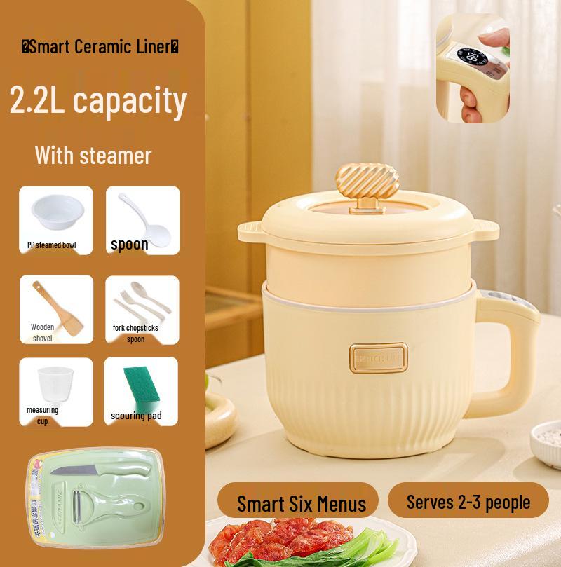 Mini aragaz electric: Oală Crock-Pot Multifuncțională, Fierbător de Orez Inteligent, Aparat pentru Terci, Oală pentru Supă, Perfectă pentru Cămine