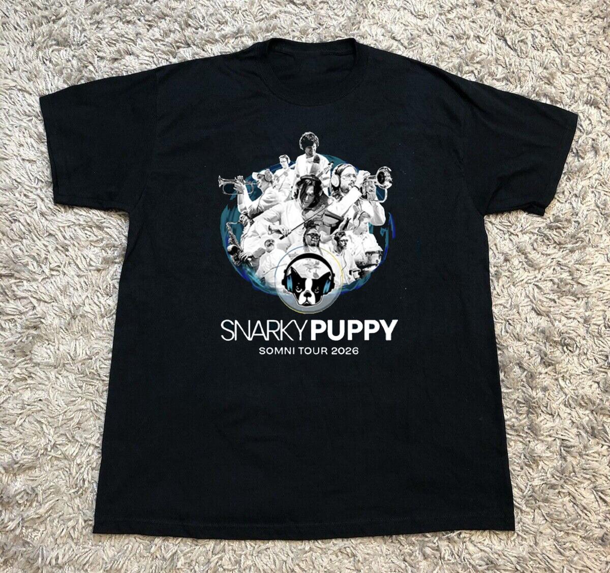 Snarky Puppy - Apr 18, 2026 Black Cotton Shirt S-5XL Unisex HL975 XL