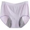 Leakproof High Waist Plus Size Period Panties - Breathable Pure Cotton for Women