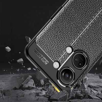For OnePlus Nord 3 5G/Ace 2V Litchi Texture TPU Phone Case Shockproof Cell Phone Cover