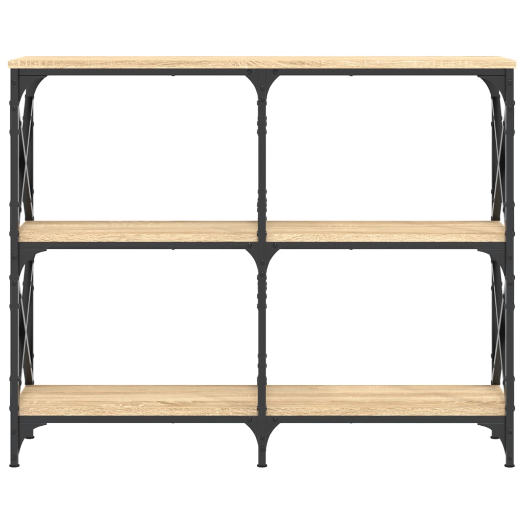 Console Table Sonoma Oak 100 x 28 x 80.5 cm Engineered Wood