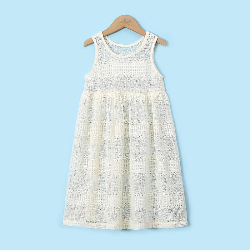 MonTAGUT Girls  Summer Lace Vest A-Line Dress 140