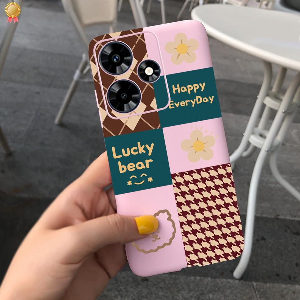 For Infinix Hot 30 Play 30i 4G Case Cute Astronaut Painted TPU Silicone Shockproof Cover For Infinix Hot 30 Play 30i Phone Case
