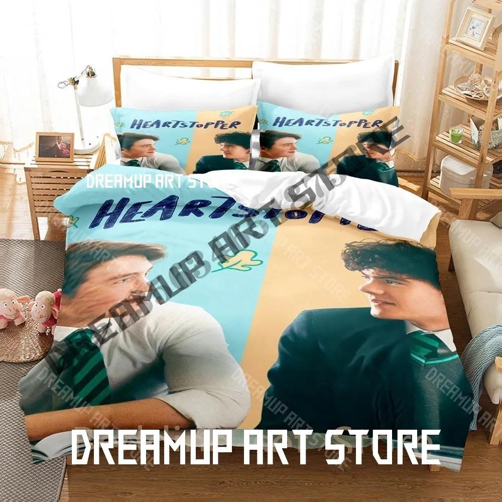 Kit Feuilles d'Érable Connor Kit Heartstopper Ensemble de Literie Simple Jumeau Full Queen King Size Ensemble de Literie Ensembles de Chambre d'Adulte Ensemble de Draps EU Single 90x200cm