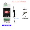 YB103TM din rail thermostat 220V with sensor Electronic thermometer Thermal relay incubator digital meter temperature controller