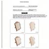 Wooden Ring Display Stand Soft Velvet Lining Large Capacity Smooth Finish Jewelry Rack for Commercial Personal Jewelry Display