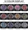 kads Nail Art Glitter Powder Glitter Dust Powder 12 Colors Nail Powder Chrome Pigment Powder Dust Nail Decoration