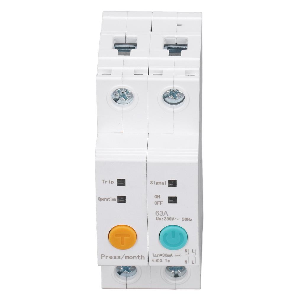 WiFi Smart Circuit Breaker Time Relay Switch Din Rail Mount APP Remote Control Switch 2P AC230V 63A