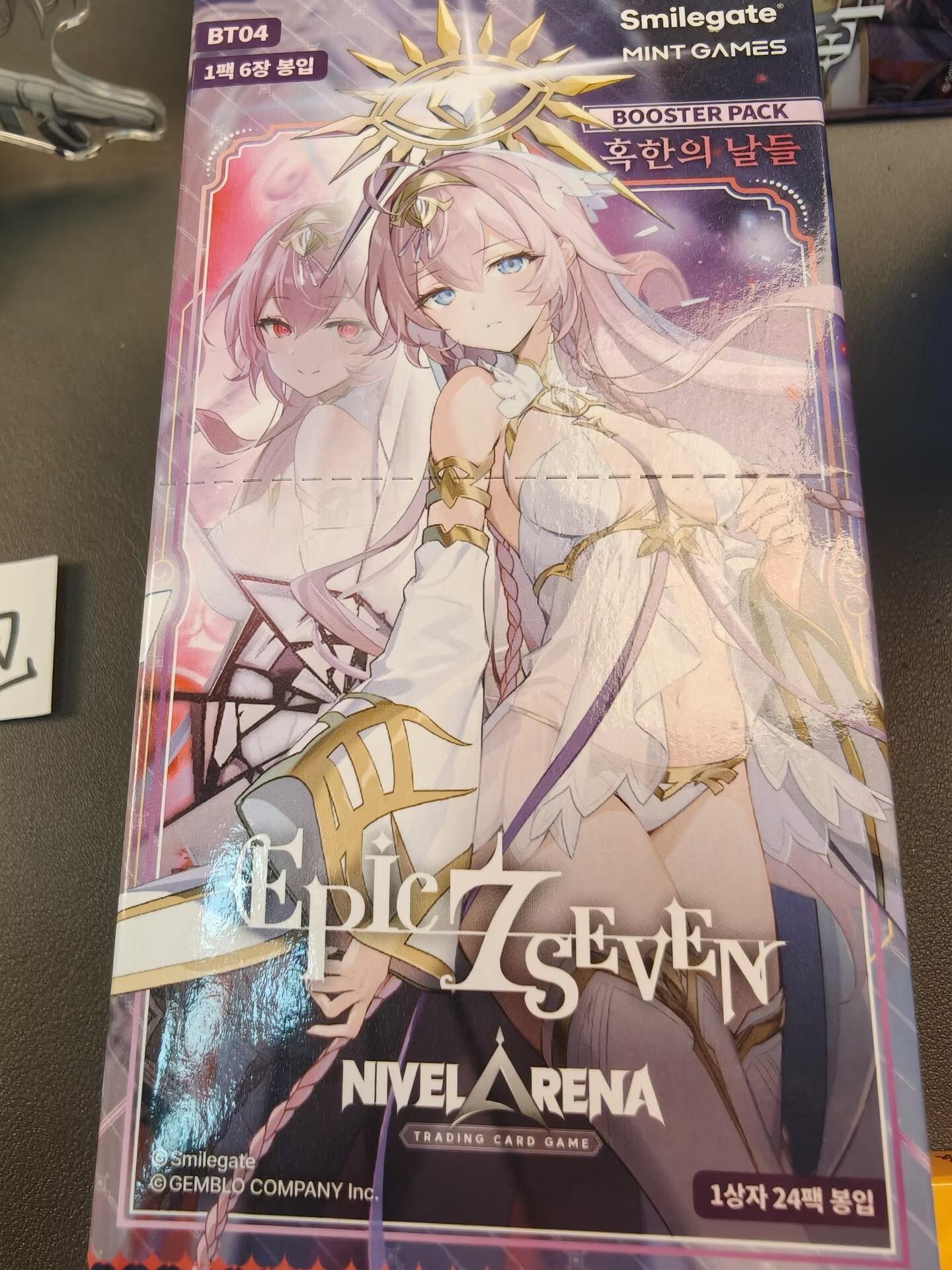Корейская версия Nikke: Карта TCG «Богиня Победы» - 2-е 3-е издание 1 box 24 pcs
