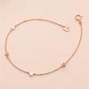14K bracelet chain gold bracelet star