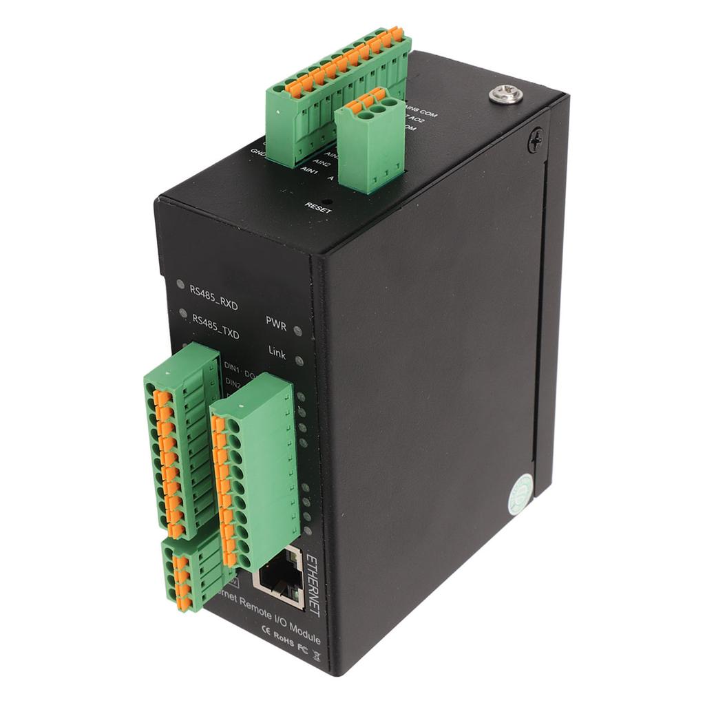 M160T Ethernet Remote IO Module for Modbus To TCP 8 Way  IP30 Protection Data Acquisition Module