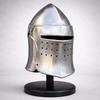 Barbuta Helmet Medieval Knight Armor Polished Steel Helmet LARP Cosplay Reenactment Handmade Gift