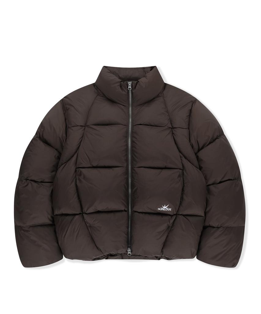 Sunlovetour Toray Slice Down Jacket Brown