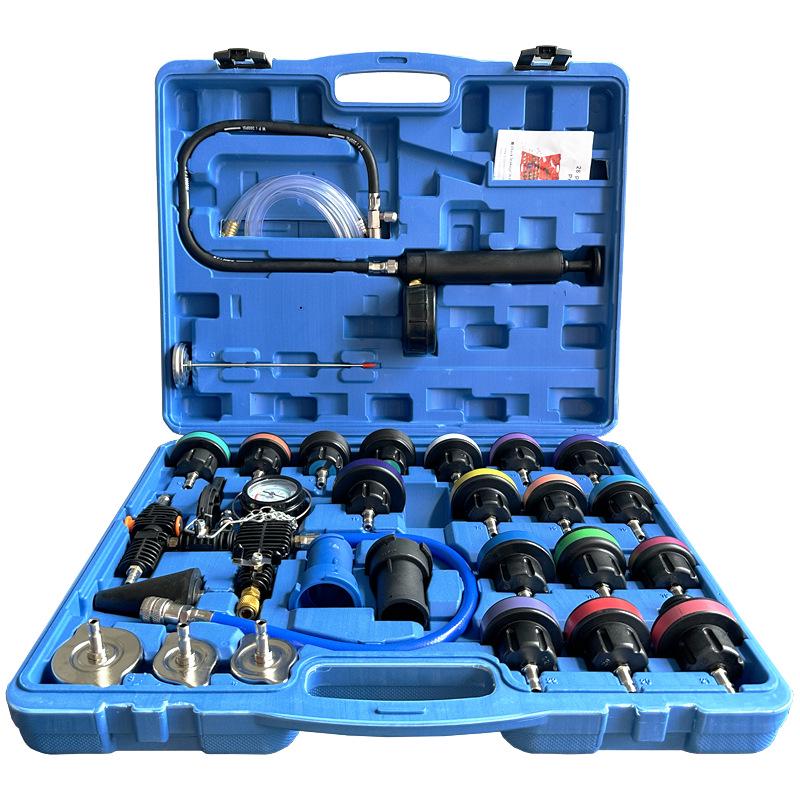 

Набор из 28 предметов для проверки давления радиатора автомобиля и обнаружения утечек охлаждающей жидкости