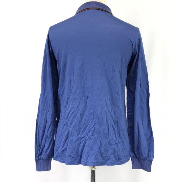 Christian Dior SPORTS long sleeve polo shirt women's M light blue golf(USED)