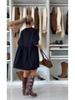 2025 European & American Women's Autumn Casual Solid Color Short Skirt