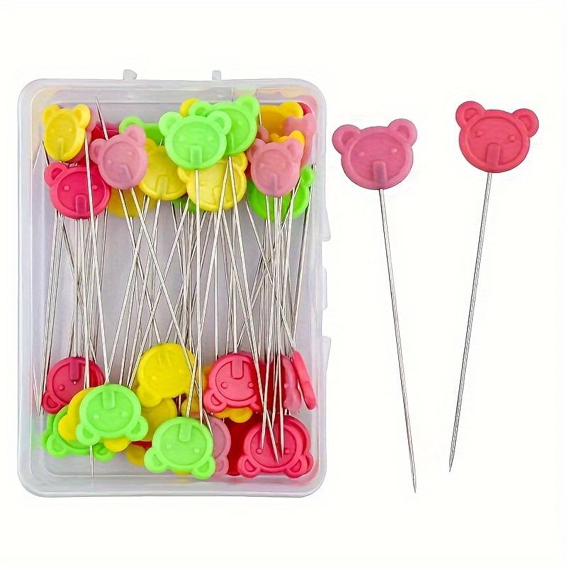 

50pcs Patchwork Pins Dressmaking Pins Sewing Embroidery Tools Needle Fixed Metal Button Pins DIY Sewing Accessories