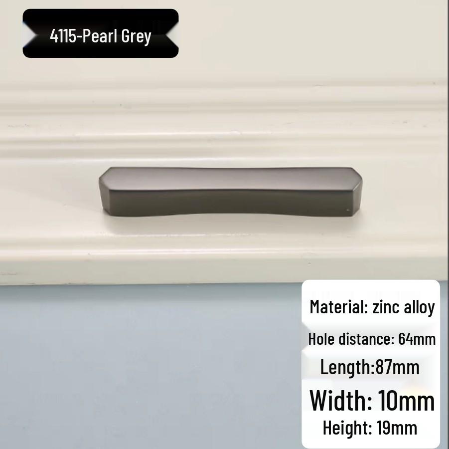 Modern Minimalist Zinc Alloy Cabinet Door Handle