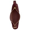 Coach Burgundy Leather Convertible Hobo Shoulder Bag with Gold Hardware for Daily Use