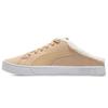 Bari Mule Sherpa Fabric Slip-On Durable Low-Top Skate Shoes Unisex Sneakers Tan 375953-04