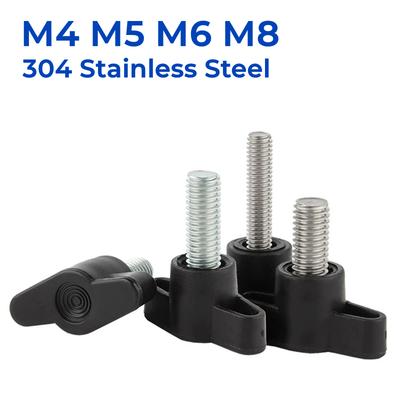 M4 M5 M6 M8 304 Edelstahl Handanziehende Griffschrauben Z-Griff Bakelit Handknopf Mechanisch verstellbare Rändelschrauben