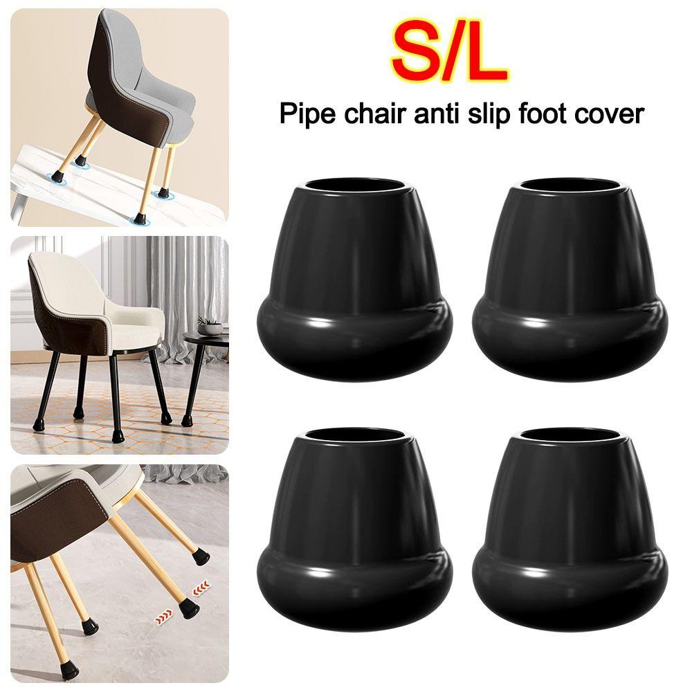 Silicone Chair Leg Protectors Anti Slip Chair Leg Pads Caps Covers  for Hardwood Floors